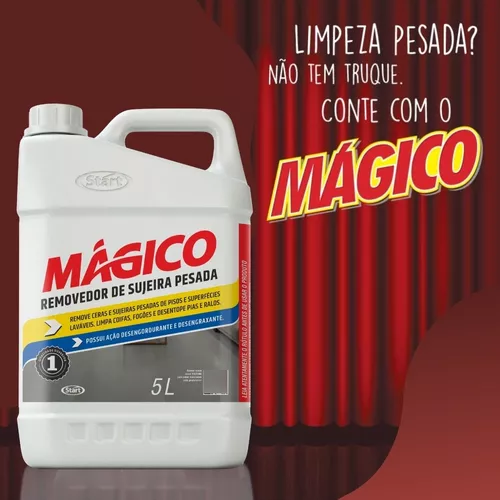 Removedor de Sujeira Pesada e Cera Mágico 5 litros - Imagem 3