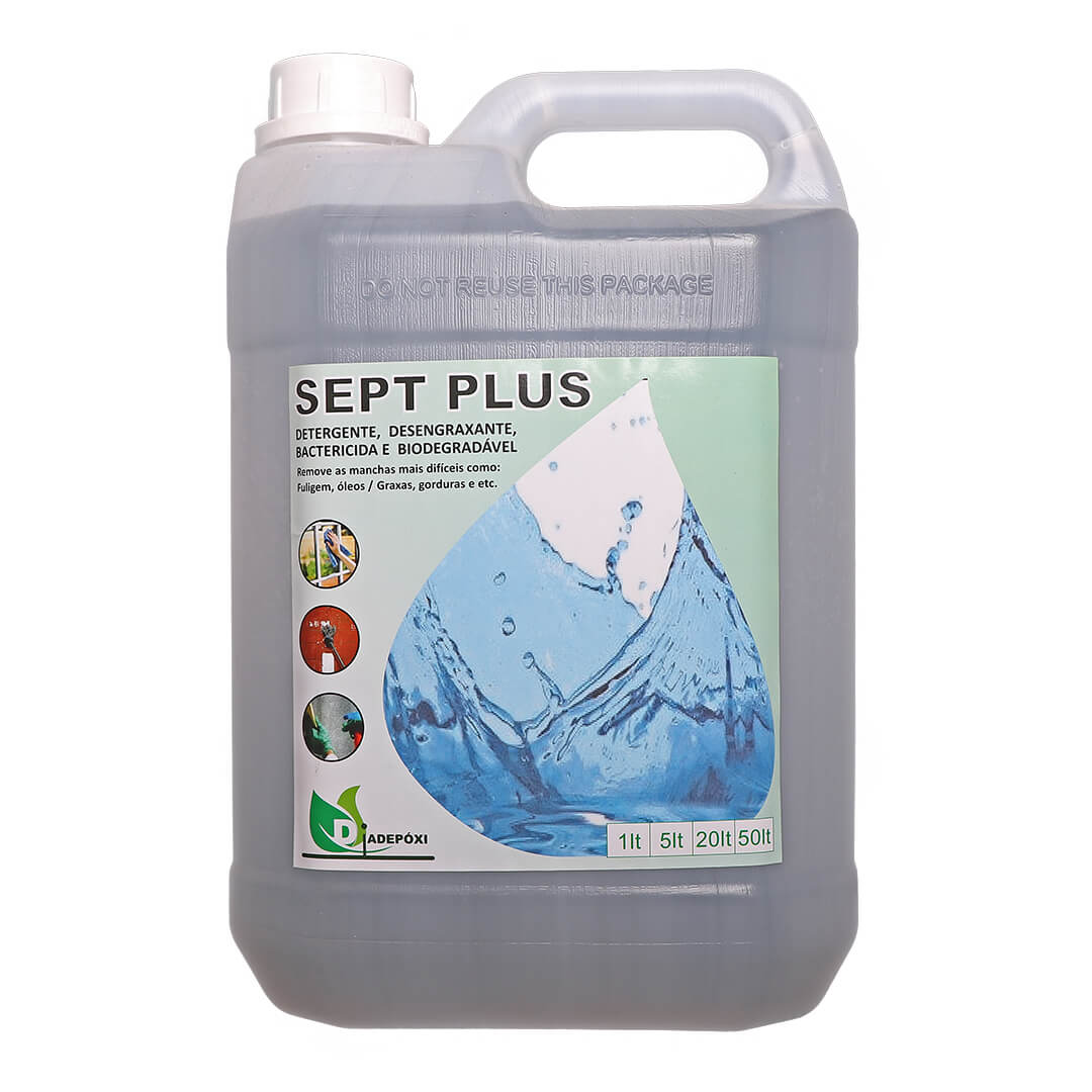 Desengraxante Detergente Biodegradável Sept Plus - 5 Litros