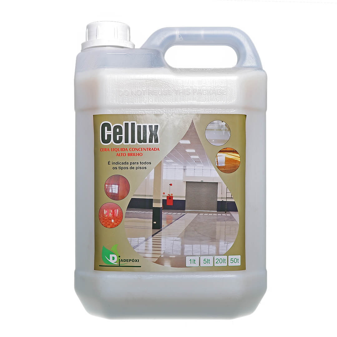 Cera Para Piso Vinílico/ Paviflex e Laminados-Cellux - 5 litros